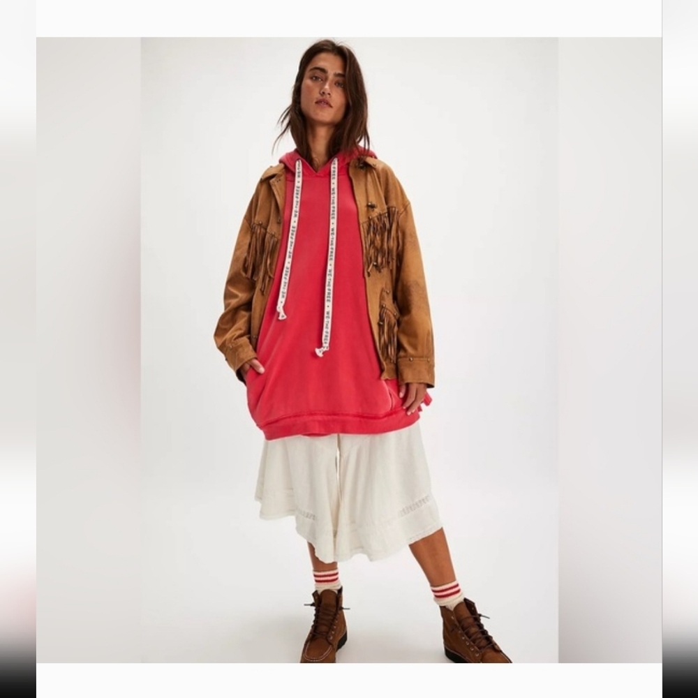 NWT We The Free We Hoodie In High Risk Red - Picture 4 of 10